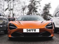 S4FFR - Private Cherished Car Registration Plate