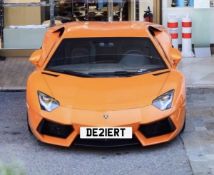 DE21ERT - Private Cherished Car Registration Plate