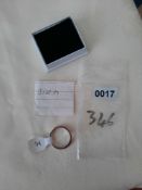 Rhodium Plated Set High Quality Cz Fancy Wishbone Shaped Wedding/Dress Ring. Size M RRP £89
