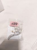 Pearl and Crystal Brooch