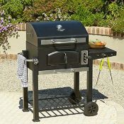 Title: (46/7K) RRP £99. Uniflame Classic American Grill 60cm. Hardwearing, Easier-Clean Porcelain