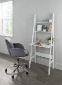 Title: (78/7D) Lot RRP £100. 2x White Ladder Desk RRP £50 Each. (H160x W63x D45.5cm)Description: (