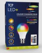 Title: (129/6D) Contents Of Large Box _ A Quantity Of Mixed Bulbs. Lot Includes TCP Smart &