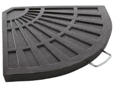 Title: (75/7C) Lot RRP £96. 4x Leanover Heavy Duty Quarter Parasol Base 14kg RRP £24 Each. (Each