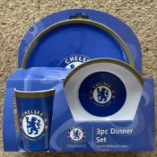 Official 3Pc Chelsea Dinner Set X 20