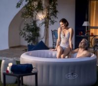(56/Mez/P6) RRP £310. Lay Z Spa St Lucia Portable Spa. 110 Airjet Massage System. Freeze Shield S...