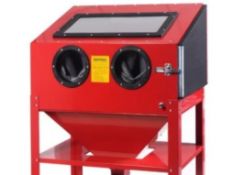 (133/2G) RRP £260. Vertical Sandblast Cabinet Red SBC220.