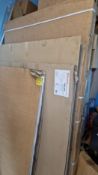 Mixed Lot Notice Boards, Floor Protectors, Flipchart Easel, White Board, Collection Only