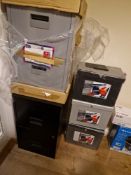 2 Filing Cabinets & 3 Suspension File Boxes
