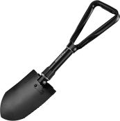 10 x Faithfull Asfsround All Steel Folding Shovel with Round Blade