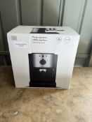 John Lewis Pump Espresso Coffee Machine Stainless Steel. RRP £70 - Grade U
