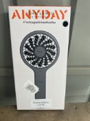 John Lewis 4 Inch Handheld Fan - Rechargeable. RRP £12 - Grade U