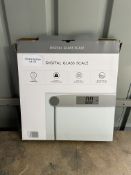 John Lewis Digital Glass Scales. RRP £25 - Grade U