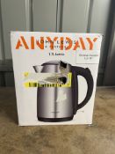 John Lewis Anyday 1.7L Kettle. RRP £25 - Grade U
