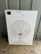 John Lewis 9 Inch Desk Fan. RRP £25 - Grade U
