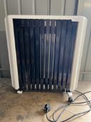 John Lewis Led Oil Filled Radiator. RRP £100 - Grade U