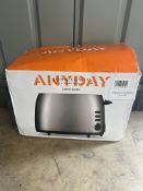 John Lewis Anyday 2 Slice Toaster. RRP £25 - Grade U