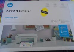 Area H3. Hp Deskjet 2710 Printer, Looks New