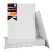 RRP £38.99 CONDA Artist Canvas Panels 12x16 inch - 14 pcs