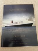 Queen Elizabeth 2 Voyage Memorabilia
