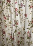 Vintage Quality Pair Cotton Floral Country Cottage door Curtain 4