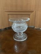 Victorian Crystal Salt Cellar .