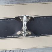 Antique solid silver footed comport/bon bon dish/ tazza