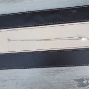 Silver stamped 925 pendant and necklace
