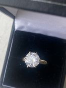Diamond solitaire ring