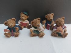 Set of 5 Bears