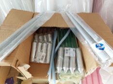 Candles. Mixed Box. Silver and Blue