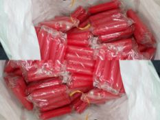 Red Candles in Packs of 4. 12 Packs.