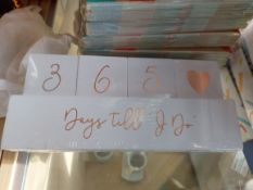 Wedding Countdown Block from Paperchase