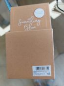 Wedding Lucky Charm. Heart Shaped Blue Charm in Box. x 18