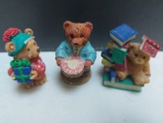 3 x Mini Ornament Bears