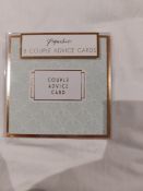Couple Advice Cards, Packs of 8 x 12 Packs