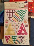 Bunting, Wall Stickers, I Pad Flexicase Covers, Bucket List Plaqus x 5 Plus More
