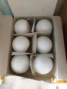 White Ball Candles 10 cm Approx. - Box of 6