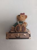 Teddy On Suitcase