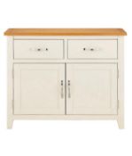 (23/2F) RRP £219. Norfolk Two Tone Two Door Two Drawer Sideboard. Painted In A Soft Cream Colour...