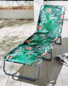 (61/1D) Lot RRP £147. 3x Laguna Lounger Palm RRP £49 Each. Durable And Weather Resistant. Dimensi...