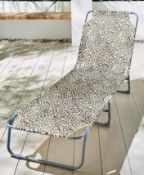 (62/2B) Lot RRP £147. 3x Laguna Lounger Leopard RRP £49 Each. Durable And Weather Resistant. Dime...
