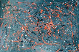 Complete & Utter Pollocks - Large Canvas - 1,5m x 1m