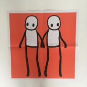 STIK Holding Hands by Stik, 2020 limited Edition in a series of colours (RED)