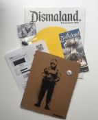 Six WSM Dismaland Bemusement Park Souvenirs including found Banksy Ôfree artÕ 2015