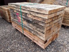 77 x Hardwood Fresh Sawn Timber English Oak Posts