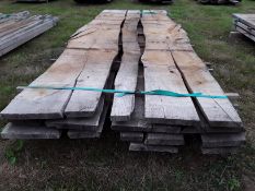 11 x Hardwood Air Dried Sawn Waney Edge / Live Edge Timber English Chestnut Boards / Planks