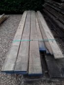 12 x Hardwood Dry Sawn American White Ash Boards / Planks
