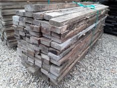 70 x Softwood Air Dried Mixed Larch/ Douglas Fir Rails ( Rejects )