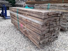 100 x Softwood Timber Sawn Air Dried Mixed Larch / Douglas Fir Rails.